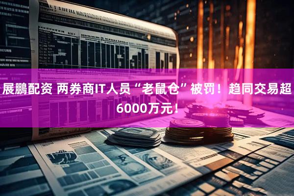 展鵬配资 两券商IT人员“老鼠仓”被罚！趋同交易超6000万元！